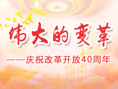 伟大的变革——庆祝改革开放40周年